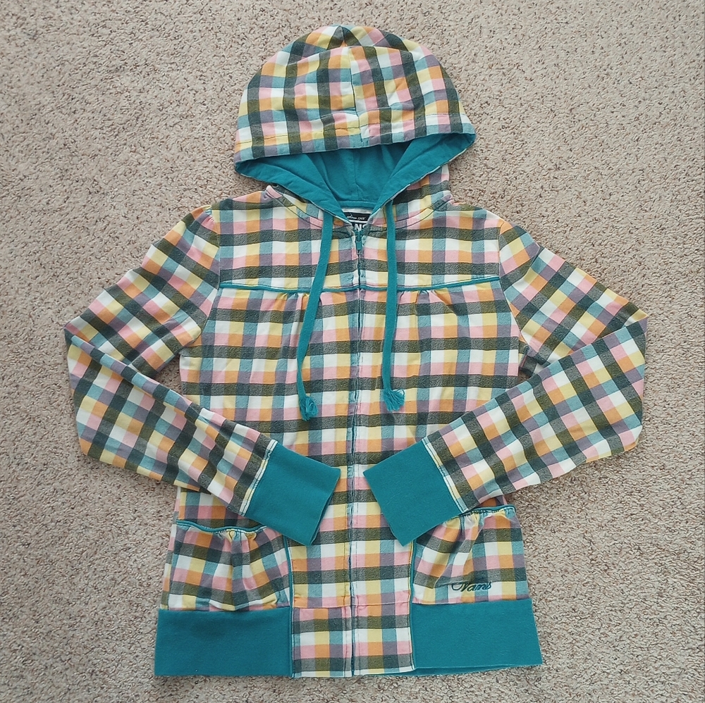 Y2K Vans Checkered Hoodie